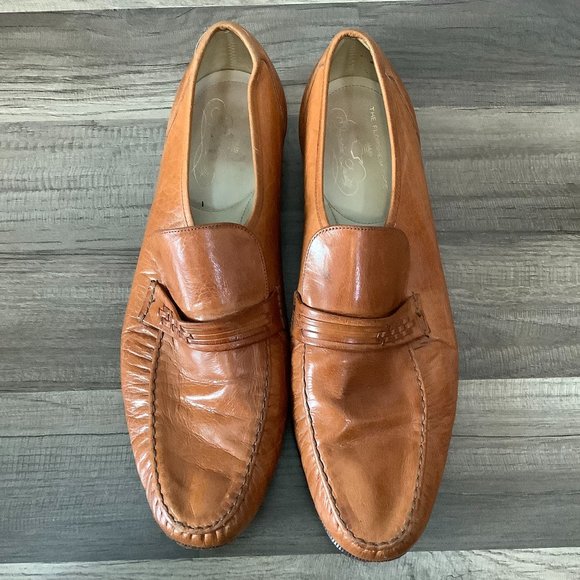 The Florsheim Shoe Loafers Men\'s 11D imperial Quality Brown Vintage Leather main image 8